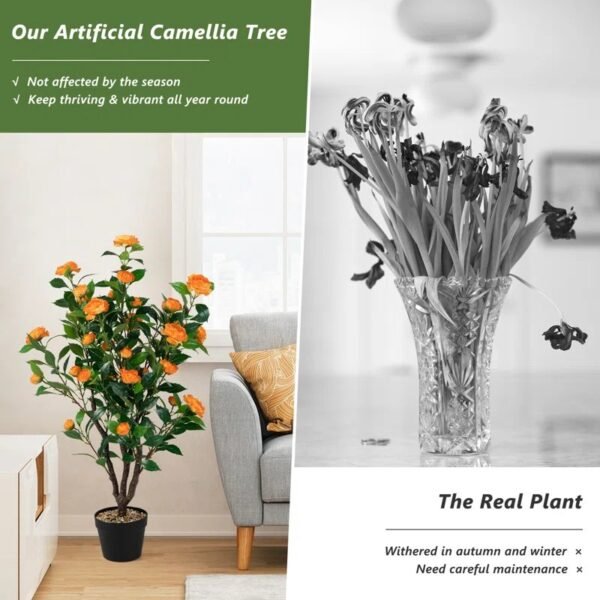 Artificial Camellia Tree