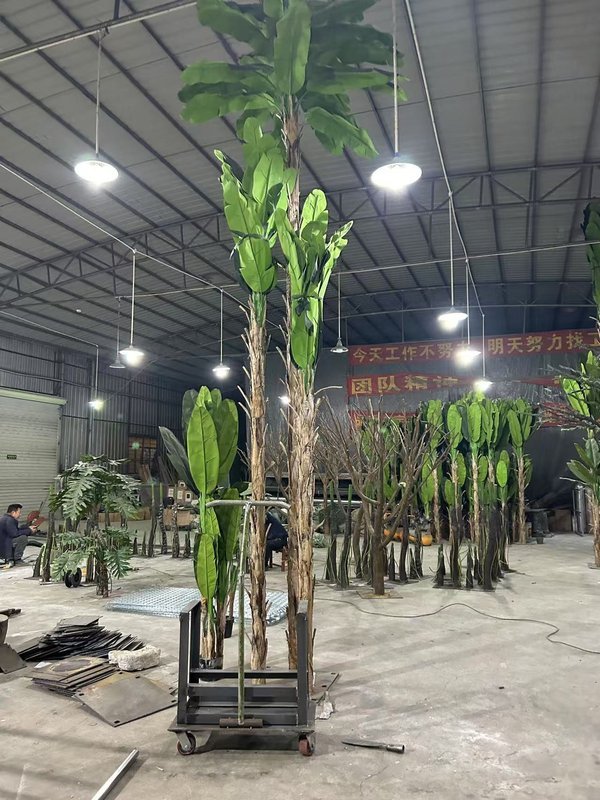 Artificial Banana Tree In Pot