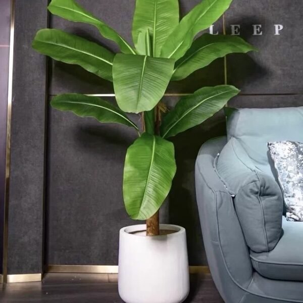 Artificial Banana Tree In Pot