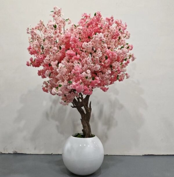 Artificial Cherry Blossom Tree In Pot