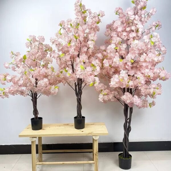 Artificial Cherry Blossom Tree In Pot