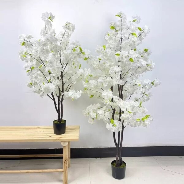 Artificial Cherry Blossom Tree In Pot