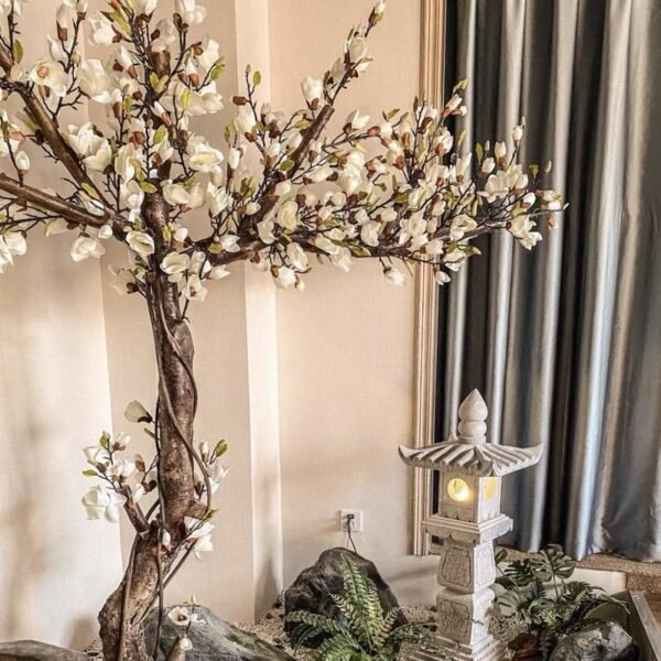 Artificial Magnolia Tree In Pot