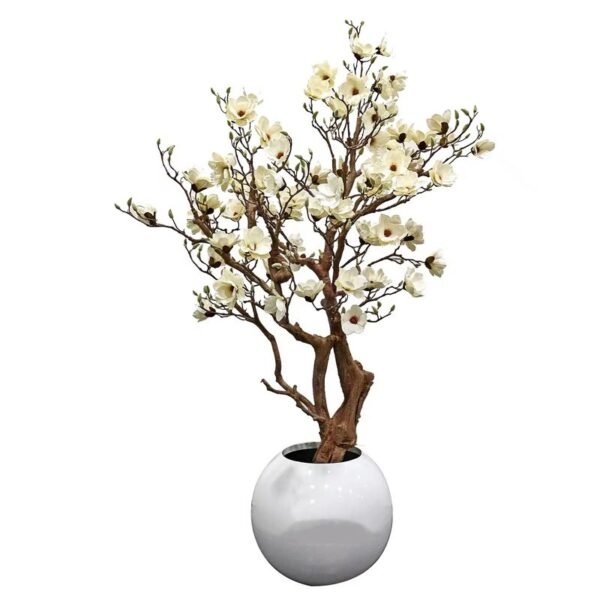 Artificial Magnolia Tree In Pot