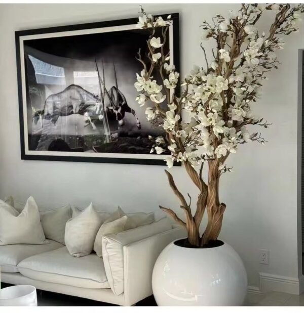 Artificial Magnolia Tree In Pot