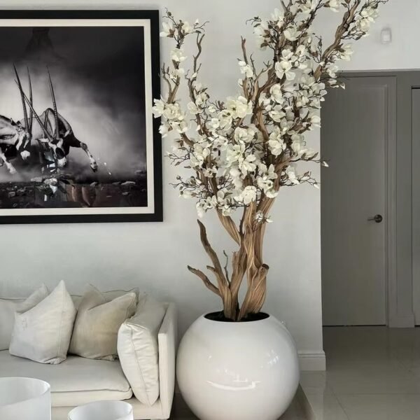 Artificial Magnolia Tree In Pot