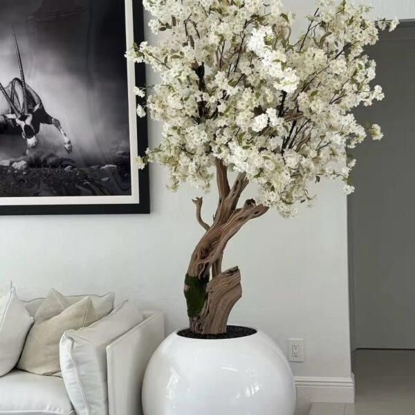 Artificial Magnolia Tree In Pot