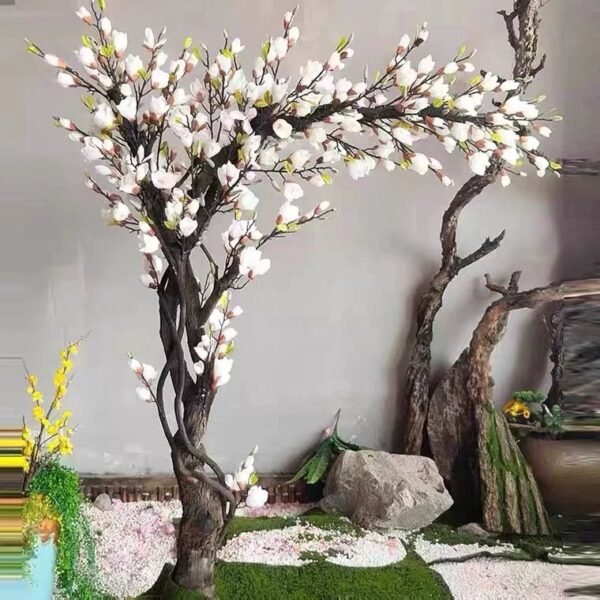 Artificial Magnolia Tree In Pot