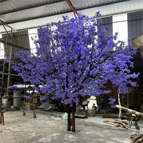 Artificial Purple Blossom Tree