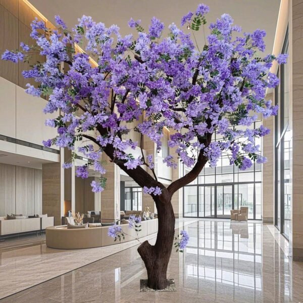 Artificial Purple Blossom Tree