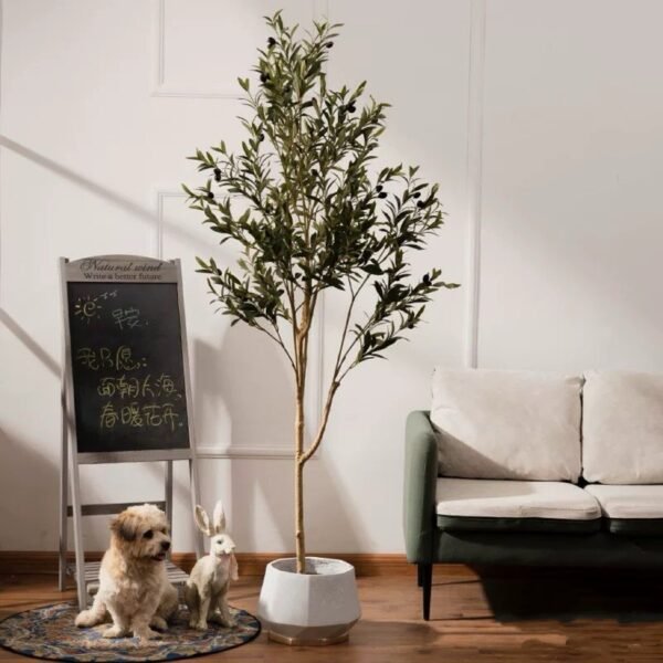 Artifiicial Olive Tree In Pot