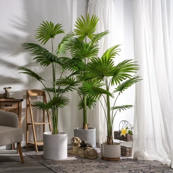 Artificial Fan Palm Tree